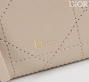 Kitlife Dior Trianon Soft Vanity Mini Chain Handbag Beige 19x16.5x5.5cm - 5