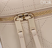 Kitlife Dior Trianon Soft Vanity Mini Chain Handbag Beige 19x16.5x5.5cm - 2