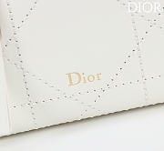 Kitlife Dior Trianon Soft Vanity Mini Chain Handbag Cream 19x16.5x5.5cm  - 3