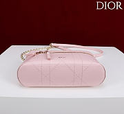 Kitlife Dior Trianon Soft Vanity Mini Chain Handbag Light Pink 19x16.5x5.5cm - 6