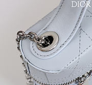 Kitlife Dior Trianon Soft Vanity Mini Chain Handbag White 19x16.5x5.5cm  - 3