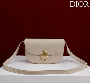 Kitlife Dior Small Médaillon Flap Bag Beige M3921 21x12x5.5cm