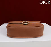 Kitlife Dior Small Médaillon Flap Bag Brown M3921 21x12x5.5cm - 2