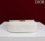 Kitlife Dior Small Médaillon Flap Bag White M3921 21x12x5.5cm  - 6