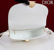 Kitlife Dior Small Médaillon Flap Bag White M3921 21x12x5.5cm  - 5