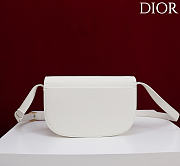 Kitlife Dior Small Médaillon Flap Bag White M3921 21x12x5.5cm  - 4