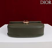 Kitlife Dior Small Médaillon Flap Bag Olive Green M3921 21x12x5.5cm  - 3
