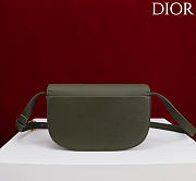 Kitlife Dior Small Médaillon Flap Bag Olive Green M3921 21x12x5.5cm  - 5