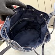 Kitlife Gucci Venice Small Bucket Bag Dark Blue Denim 876060 21x23.5x14cm  - 5