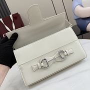 Kitlife Gucci Horsebit Ristretto Shoulder Bag White 26x14.5x4.5cm - 2