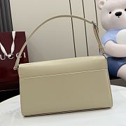 Kitlife Gucci Horsebit Ristretto Shoulder Bag Beige 26x14.5x4.5cm  - 6