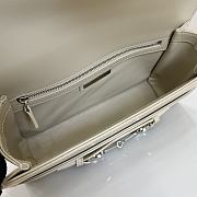 Kitlife Gucci Horsebit Ristretto Shoulder Bag Beige 26x14.5x4.5cm  - 4
