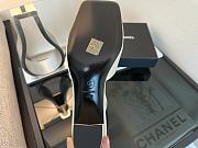 Kitlife Chanel Slingbacks White Lambskin & Gold Patent Calfskin 90mm - 3