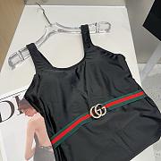 Kitlife Gucci Sparkling Swimwear Swimsuit Jersey Bikini Black - 4