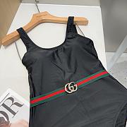 Kitlife Gucci Sparkling Swimwear Swimsuit Jersey Bikini Black - 5
