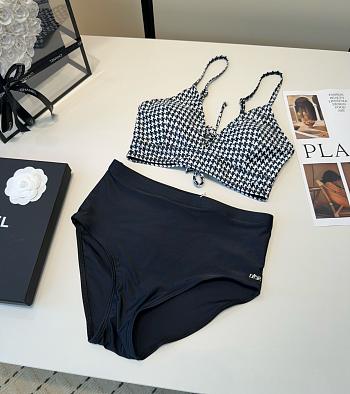 Kitlife Dior High Waist Swimsuit Black