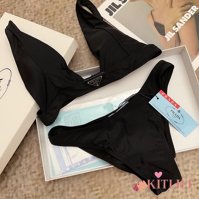 Kitlife Balenciaga Two-Piece Swimsuit Black - 1