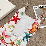 Kitlife Versace One-Piece Swimsuit White Multicolor - 6