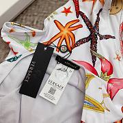 Kitlife Versace One-Piece Swimsuit White Multicolor - 4