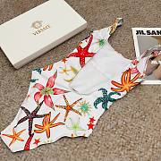 Kitlife Versace One-Piece Swimsuit White Multicolor - 2