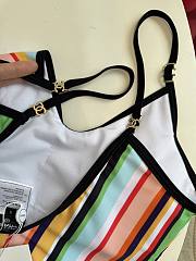 Kitlife Chanel Coco Beach 2026 Colorful Striped One-Piece Swimsuit - 5