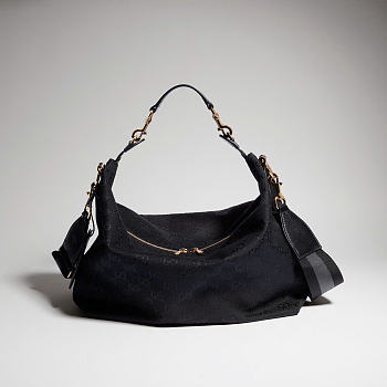 Kitlife Gucci Brera Medium Crossbody Bag Black A00B4O 33x27x15cm