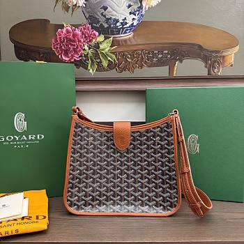 Kitlife Goyard Musette PM Black & Brown Bag 28x22x10cm