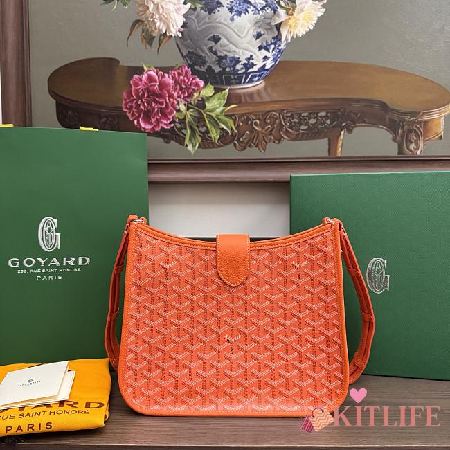 Kitlife Goyard Musette PM Orange Bag 28x22x10cm - 1