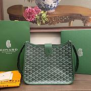 Kitlife Goyard Musette PM Green Bag 28x22x10cm - 1
