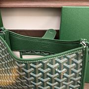 Kitlife Goyard Musette PM Green Bag 28x22x10cm - 2