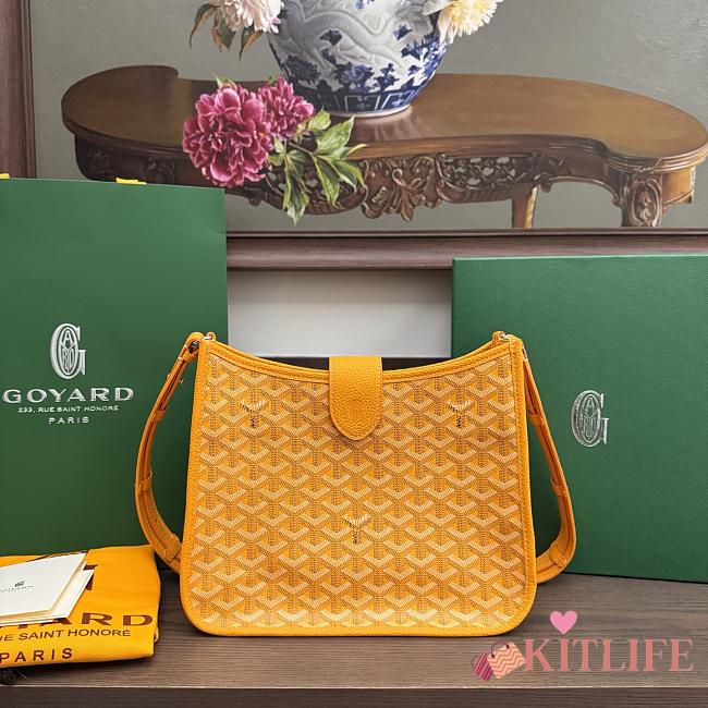 Kitlife Goyard Musette PM Yellow Bag 28x22x10cm - 1