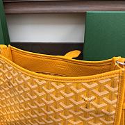 Kitlife Goyard Musette PM Yellow Bag 28x22x10cm - 5