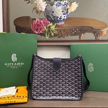 Kitlife Goyard Musette PM Dark Blue Bag 28x22x10cm 