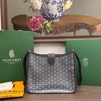 Kitlife Goyard Musette PM Grey Bag 28x22x10cm 