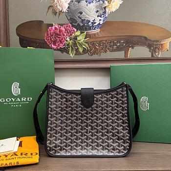 Kitlife Goyard Musette PM Black Bag 28x22x10cm 