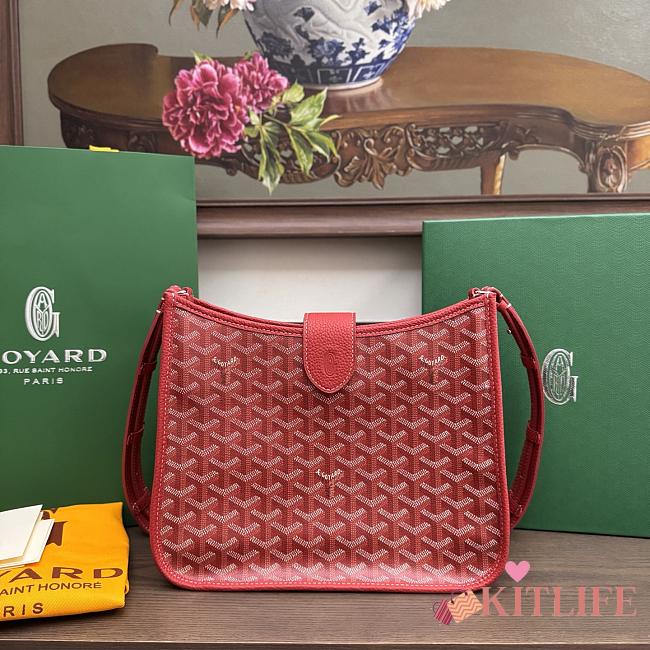Kitlife Goyard Musette PM Red Bag 28x22x10cm  - 1