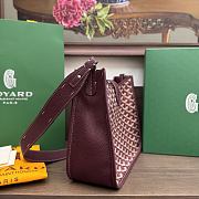 Kitlife Goyard Musette PM Burgundy Bag 28x22x10cm - 4