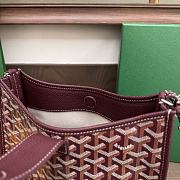 Kitlife Goyard Musette PM Burgundy Bag 28x22x10cm - 2