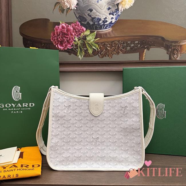 Kitlife Goyard Musette PM White Bag 28x22x10cm - 1