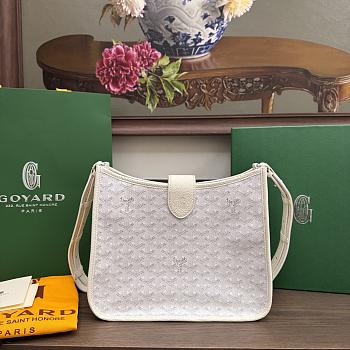 Kitlife Goyard Musette PM White Bag 28x22x10cm