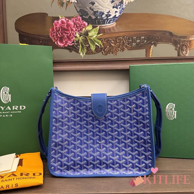 Kitlife Goyard Musette PM Blue Bag 28x22x10cm  - 1