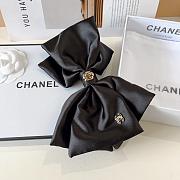 Kitlife Chanel Celebrity-endorsed Bow Camellia Hair Clip Black - 4