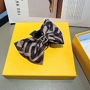Kitlife Fendi Acrylic Hair Clip Brown  - 1