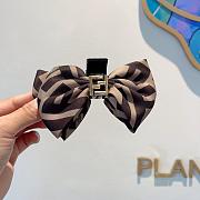 Kitlife Fendi Acrylic Hair Clip Brown  - 5