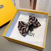 Kitlife Fendi Acrylic Hair Clip Brown  - 3