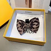 Kitlife Fendi Acrylic Hair Clip Brown  - 2