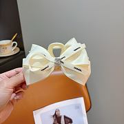 Kitlife Chanel Classic Claw Hair Clip White - 5