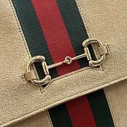Kitife Gucci Paparazzo Large Top Handle Bag Beige Soft Leather ‎875019 37x29x13cm  - 6