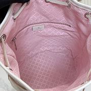 Kitlife Gucci Venice Small Bucket Bag White Canvas 876060 21x23.5x14cm  - 6