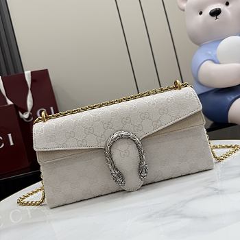 Kitlife Gucci Dionysus Bag Ivory White GG Canvas 874735 28x14x7cm